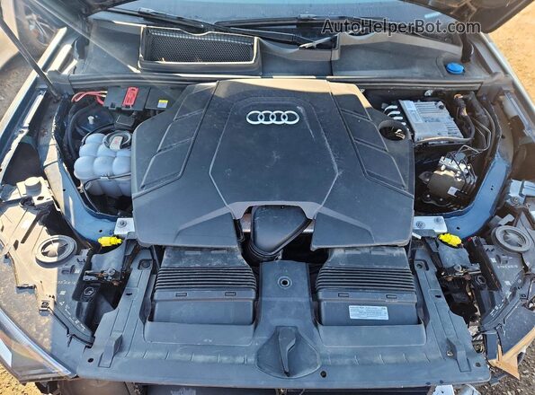 WA1LXBF74ND001431 2022 AUDI Q7 Blue უკანა სალონის ხედი