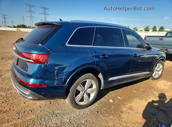 WA1LXBF74ND001431 2022 AUDI Q7 Blue უკანა მარჯვენა