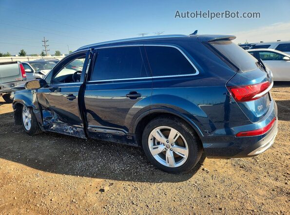 WA1LXBF74ND001431 2022 AUDI Q7 Blue უკანა მარცხენა