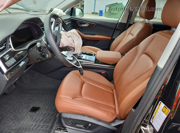 WA1LXBF79ND017513 2022 AUDI Q7 Black წინა სალონის ხედი