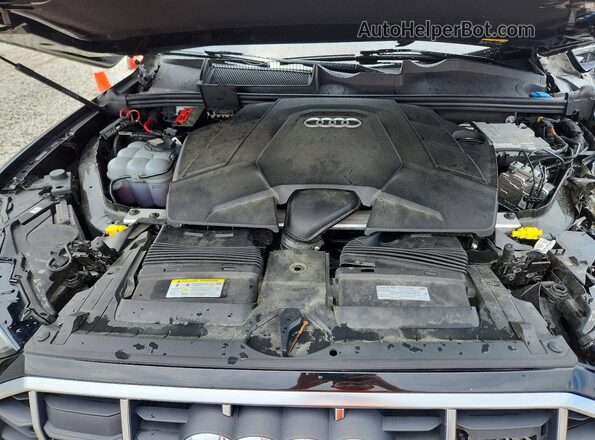 WA1LXBF79ND017513 2022 AUDI Q7 Black ძრავის განყოფილების ხედი