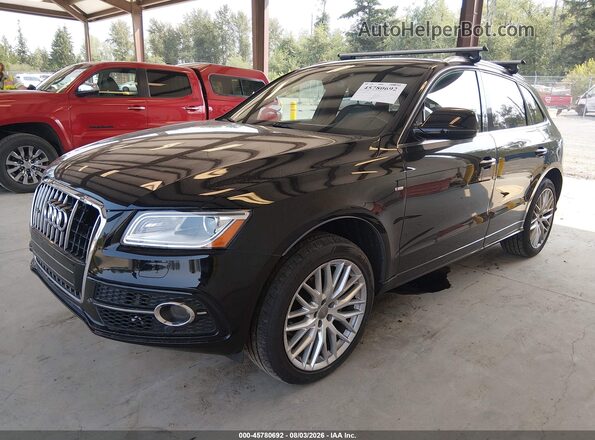 WA1M2AFP1HA033952 2017 AUDI Q5 Black Передня ліва чверть