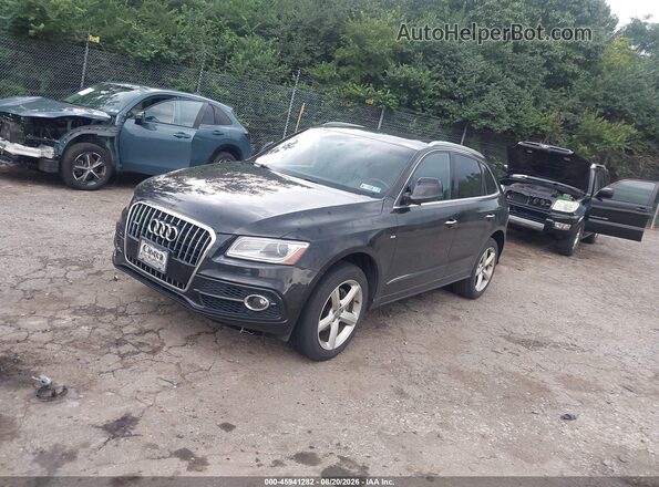 WA1M2AFP2HA096283 2017 AUDI Q5 Black წინა მარცხენა ხედი სამი მეოთხედიდან