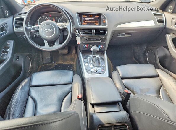 WA1M2AFP9HA073616 2017 AUDI Q5 Черный Вид панели приборов