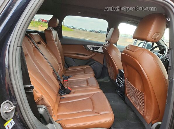 WA1MAAF72HD059719 2017 AUDI Q7 Blue Вид задньої частини салону