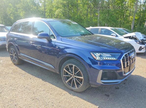 WA1MXBF79PD018040 2023 AUDI Q7 Blue Передня права чверть
