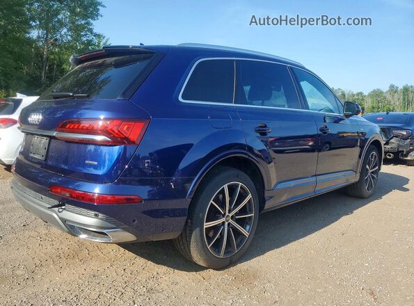 WA1MXBF79PD018040 2023 AUDI Q7 Blue Задня права чверть