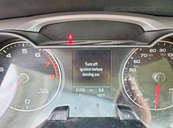 WA1TFAFL3GA017733 2016 AUDI A4 Silver Instrument cluster view
