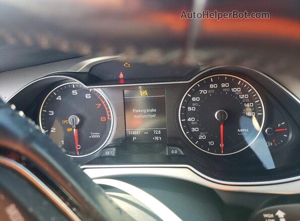 WA1UFAFLXGA016843 2016 AUDI A4 Silver Instrument cluster view