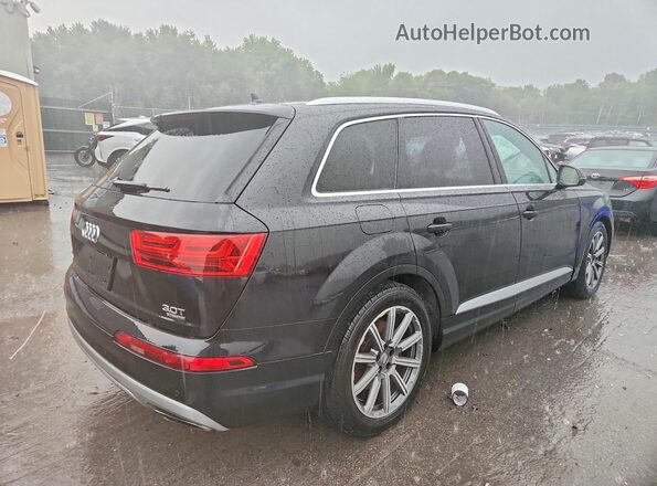 WA1VAAF70JD000095 2018 AUDI Q7 Black უკანა მარჯვენა