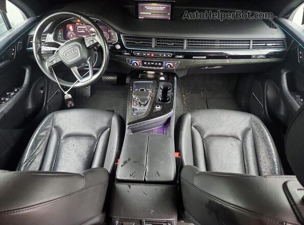 WA1VAAF70JD000095 2018 AUDI Q7 Black წინა პანელის ხედი