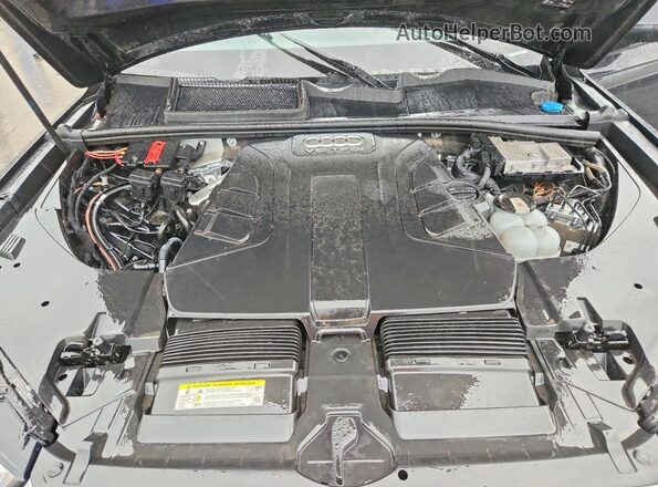 WA1VAAF70JD000095 2018 AUDI Q7 Black ძრავის განყოფილების ხედი