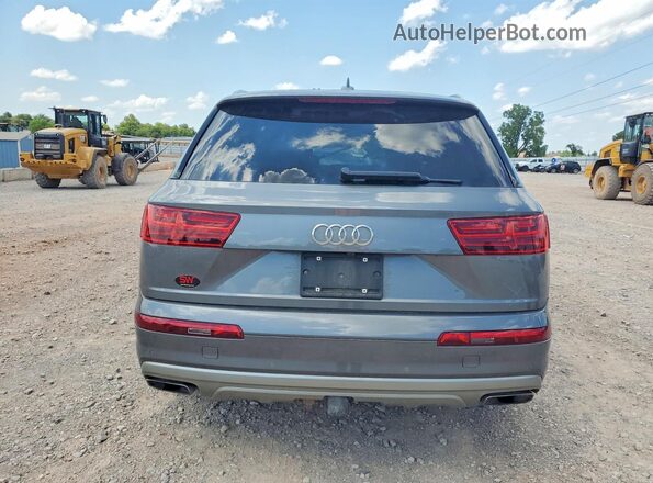 WA1VAAF70JD016829 2018 AUDI Q7 Gray Հետևի տեսք