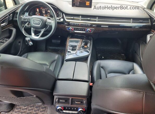 WA1VAAF70JD016829 2018 AUDI Q7 Gray Առջևի վահանակի տեսք
