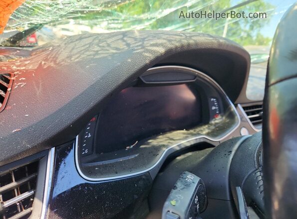 WA1VAAF70KD004441 2019 AUDI Q7 White Instrument cluster view