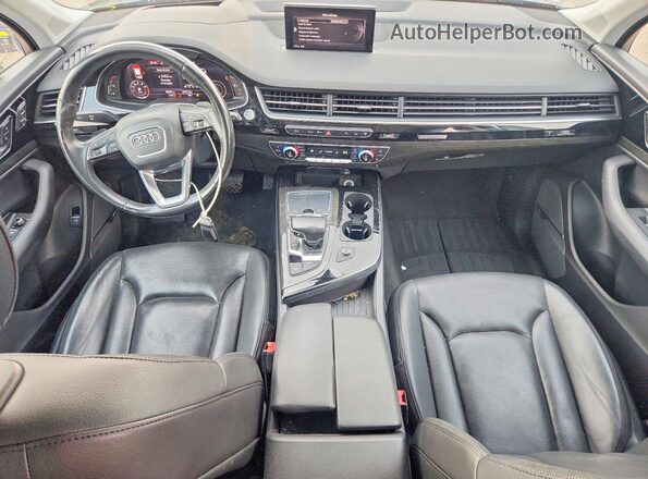 WA1VAAF71HD048456 2017 AUDI Q7 Black Vista del salpicadero