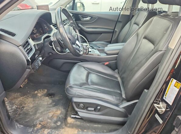 WA1VAAF71HD048456 2017 AUDI Q7 Black Vista interior delantera