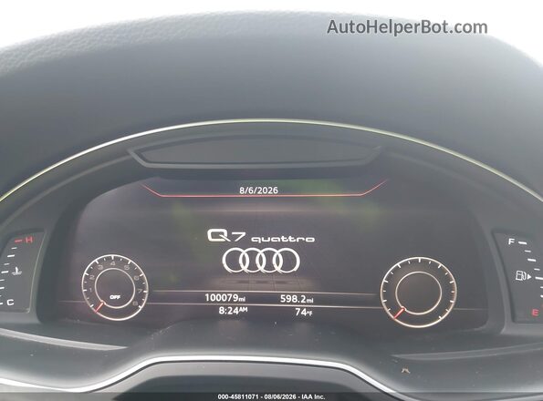 WA1VAAF71HD053124 2017 AUDI Q7 Blue Հետևի նստատեղերի տեսք