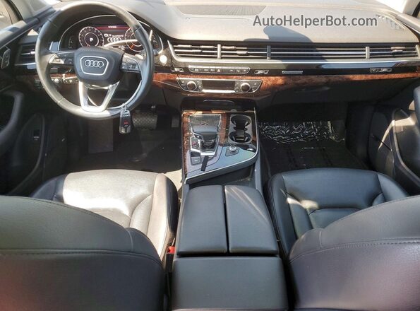 WA1VAAF71JD013597 2018 AUDI Q7 White Առջևի վահանակի տեսք