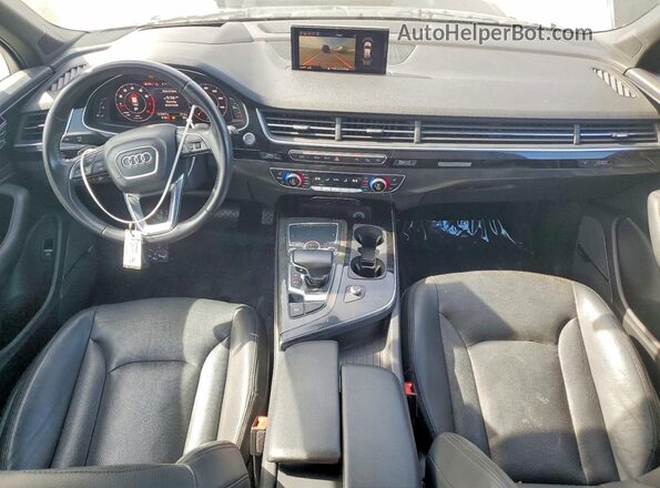 WA1VAAF71JD035535 2018 AUDI Q7 White წინა პანელის ხედი