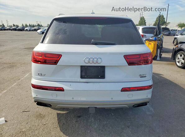 WA1VAAF71JD035535 2018 AUDI Q7 White უკანა ხედი