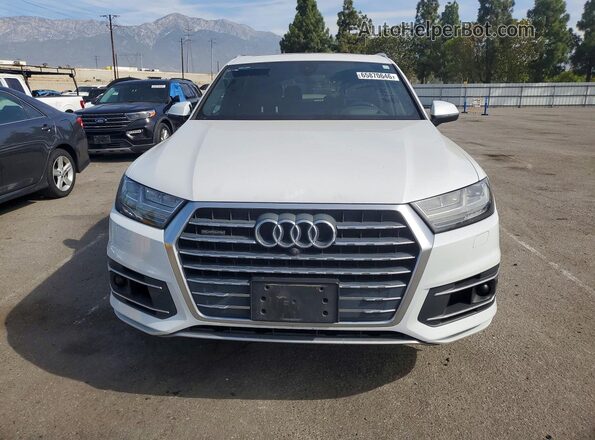 WA1VAAF71JD035535 2018 AUDI Q7 White წინა ხედი