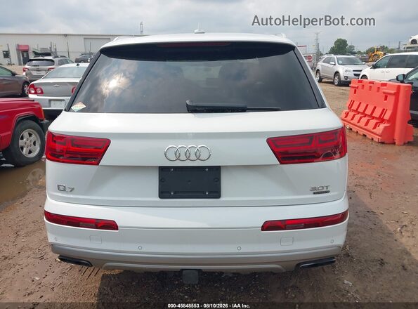 WA1VAAF71JD037916 2018 AUDI Q7 Белый Вид спереди