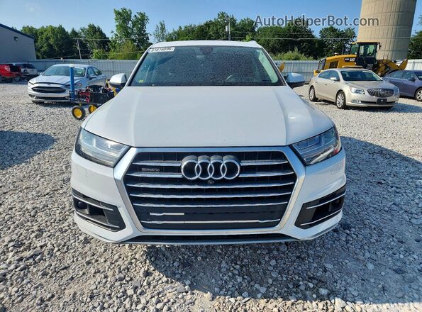 WA1VAAF71JD049063 2018 AUDI Q7 White წინა ხედი