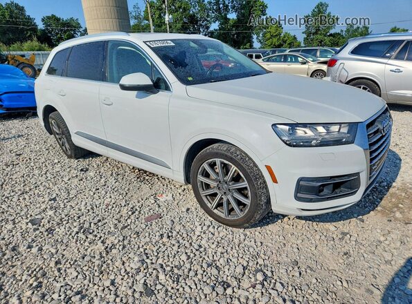 WA1VAAF71JD049063 2018 AUDI Q7 White წინა მარჯვენა