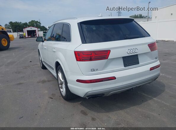 WA1VAAF72HD030211 2017 AUDI Q7 White Հետևի ձախ