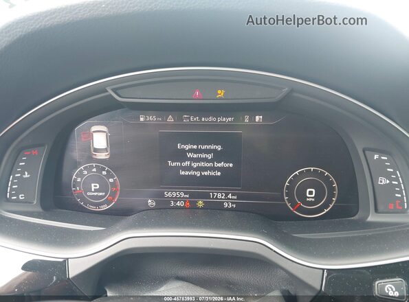 WA1VAAF72HD030211 2017 AUDI Q7 White Հետևի նստատեղերի տեսք