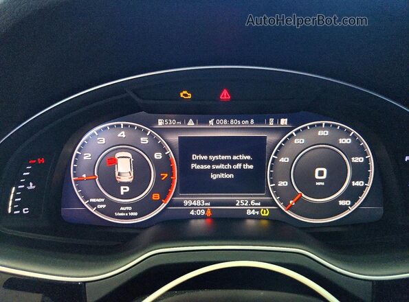 WA1VAAF72JD043708 2018 AUDI Q7 Silver Widok zestawu wskaźników