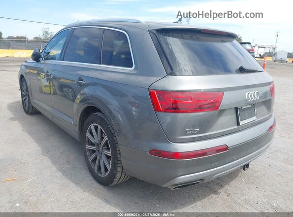 WA1VAAF73HD000523 2017 AUDI Q7 Gray Trasero izquierdo