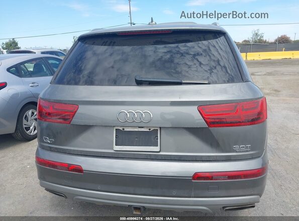 WA1VAAF73HD000523 2017 AUDI Q7 Gray 