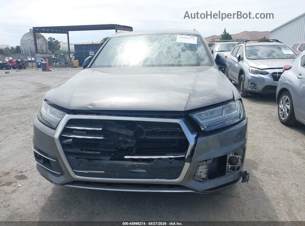 WA1VAAF73HD000523 2017 AUDI Q7 Gray Vista del cuadro de instrumentos