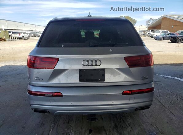 WA1VAAF73HD008489 2017 AUDI Q7 Gray Widok z tyłu