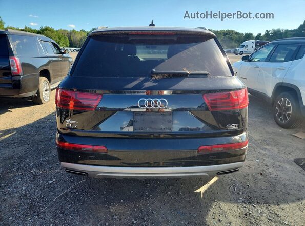 WA1VAAF74HD024278 2017 AUDI Q7 Black Widok wnętrza z przodu