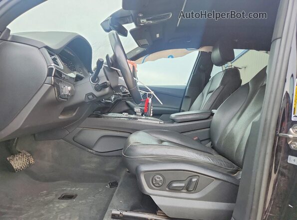 WA1VAAF74JD002643 2018 AUDI Q7 Black Widok wnętrza z przodu