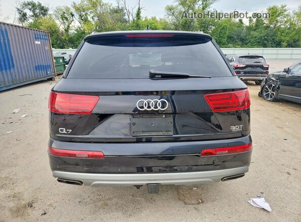 WA1VAAF74JD002643 2018 AUDI Q7 Black Widok z tyłu