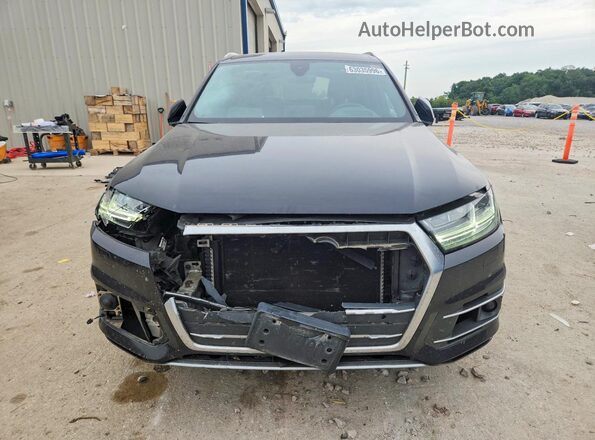 WA1VAAF74JD002643 2018 AUDI Q7 Black Widok z przodu