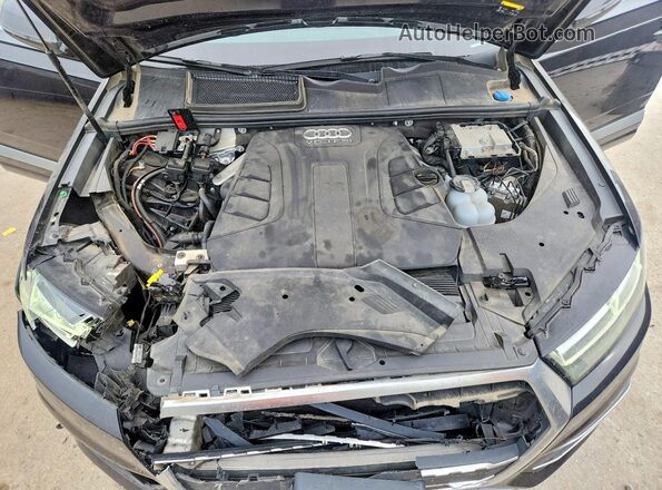 WA1VAAF74JD002643 2018 AUDI Q7 Black Widok wnętrza z tyłu