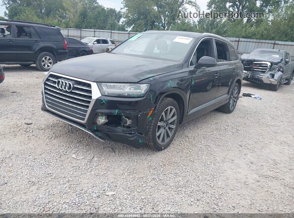 WA1VAAF74JD028854 2018 AUDI Q7 Black Vista tres cuartos delantera izquierda