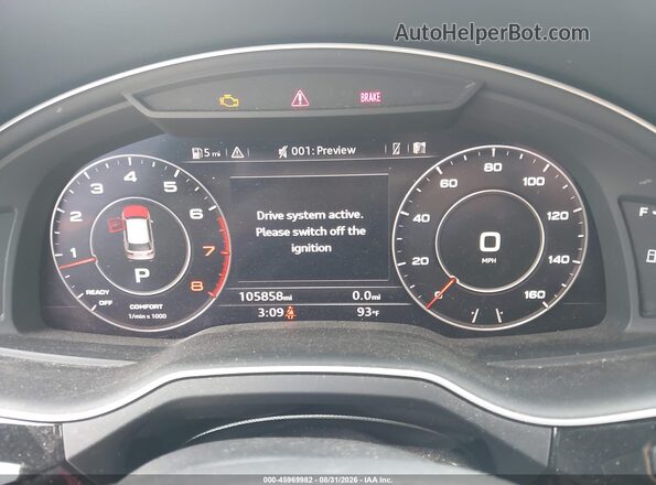 WA1VAAF74JD028854 2018 AUDI Q7 Black Vista de los asientos traseros