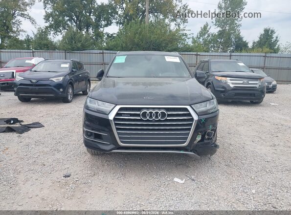 WA1VAAF74JD028854 2018 AUDI Q7 Black Vista del cuadro de instrumentos