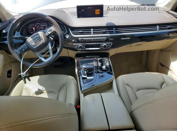 WA1VAAF74KD009285 2019 AUDI Q7 Черный Вид панели приборов