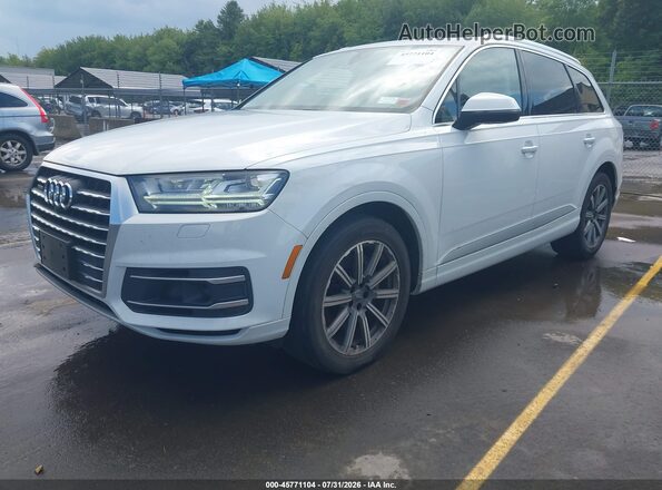 WA1VAAF75JD016258 2018 AUDI Q7 White Vista tres cuartos delantera izquierda
