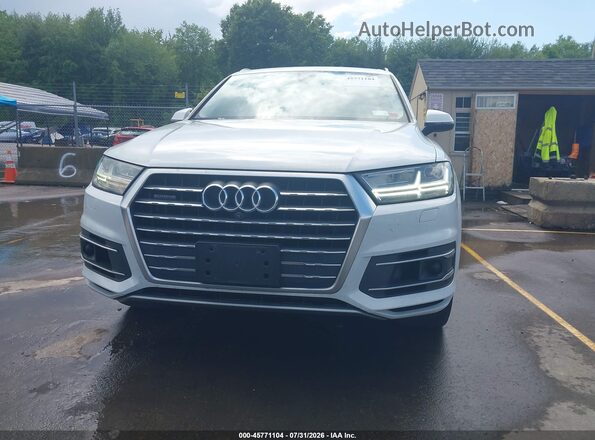 WA1VAAF75JD016258 2018 AUDI Q7 White Vista frontal