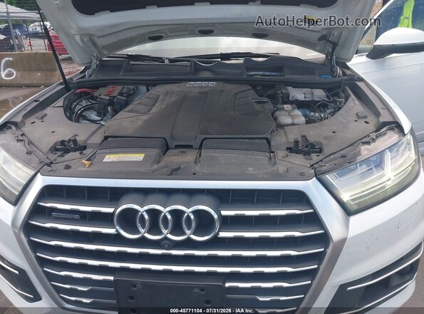 WA1VAAF75JD016258 2018 AUDI Q7 White Vista trasera