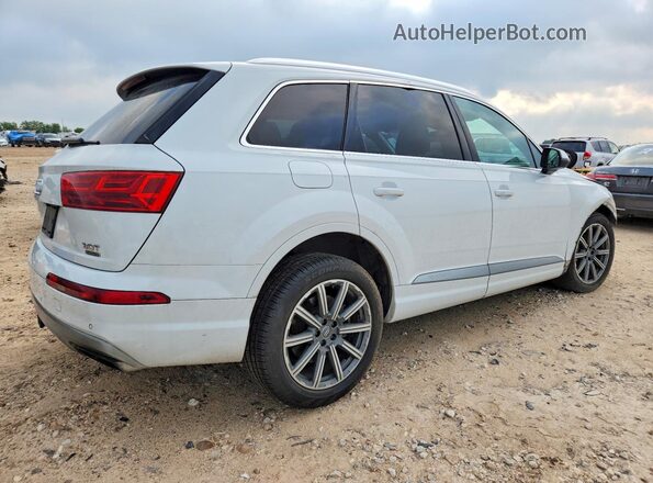WA1VAAF75JD018284 2018 AUDI Q7 Белый Задняя правая четверть