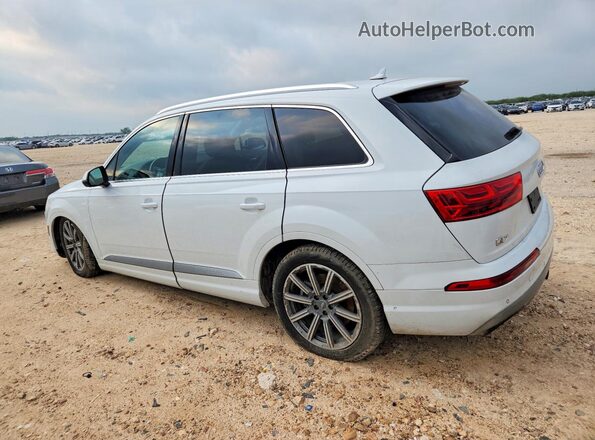 WA1VAAF75JD018284 2018 AUDI Q7 Белый Задняя левая четверть